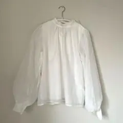 INGNI イング　リボンブラウス　キレイめ　レディース　シアーブラウス　シャツ