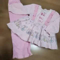 プリンセスデザイン ピンクパジャマ　110