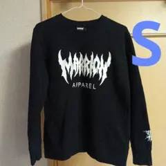 マリオン アパレル ブラック トレーナー スウェット