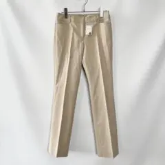 【未使用タグ付き】Aylesbury ストレートパンツ センタープレス ベージュ