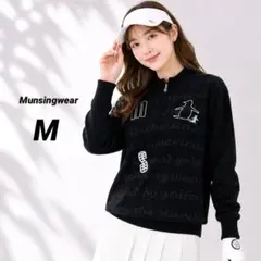 Munsingwear マンシングウェア ゴルフウェア ニット セーター M 黒