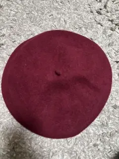 ベレー帽　ボルドー