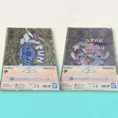 新品 一番くじ リロ＆スティッチ G賞 2種セット クリアファイル