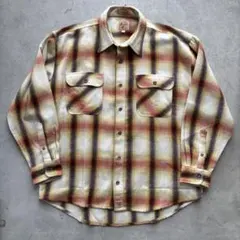 90s オンブレチェックシャツ