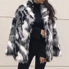 フェイクファー ファーコート