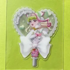 キュアズキューン うちわ型クリアカード 映画キミとアイドルプリキュア 入場者特典