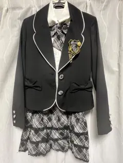 卒業式 お受験 女の子 フォーマル上下 ブラウス付 5点セット165センチ