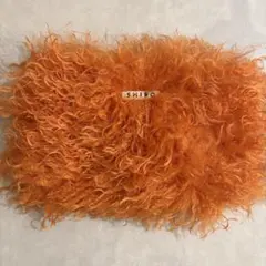 shilo オレンジ ファーポーチ　2025ホリデーギフト