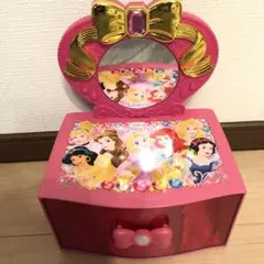 ディズニープリンセス　ドレッサー　ミラー付き　ボックス