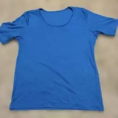 シャルレ 未使用 青い半袖Tシャツ ULサイズ IH051