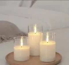 LEDキャンドル 3個セット リモコン付き