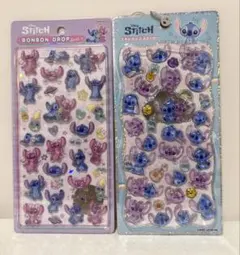 【正規品】スティッチ✨ボンボンドロップシール✨プチドロップステッカー✨2枚セット