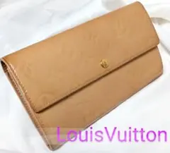 ＊ルイヴィトン＊ ヴェルニ 長財布 ベージュ