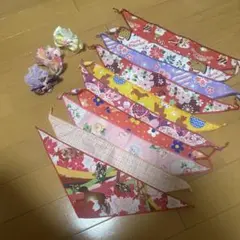ペット用バンダナ ヘアゴム　13点セット　犬　猫　アクセサリー　ペット