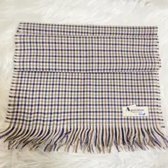 Aquascutum×ANAコラボチェックマフラー　ウール素材　スカーフ