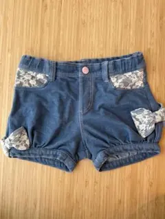 メゾピアノ　デニム半ズボン