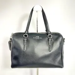 0089 COACH ハンドバッグ ショルダーバッグ 2way ブラック