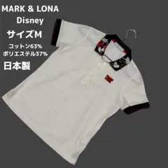 ☆ マーク＆ロナ ☆Disney メンズ ミッキーマウス 新古 ポロ ピンク