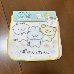 サンリオキャラクター ミニタオル　ぽかんとたん　 3枚セット