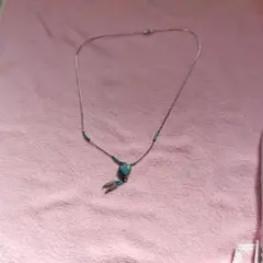 ターコイズ ハート型ペンダント ネックレス