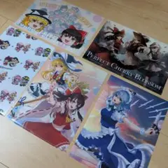 東方project　クリアファイル　5枚まとめ売り