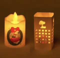 MonoMaster 1月号 付録　スヌーピー　キャンドルライト