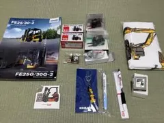 トヨタ L&F 小松製作所 KOMATSU フォークリフト 重機 グッズ 세트