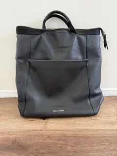COLE HAAN 2WAY リュック トートバッグ ブラックのサムネイル