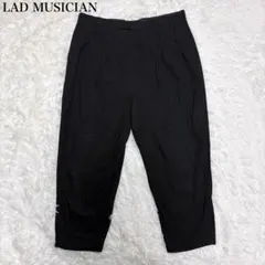 LAD MUSICIAN 七分丈 テーパードスラックス コットン 黒 46のサムネイル