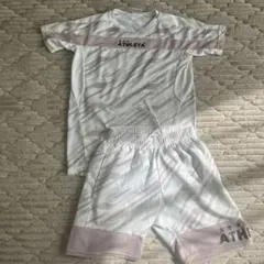 ATHLETA 練習着上下セット150 ホワイト/ピンク