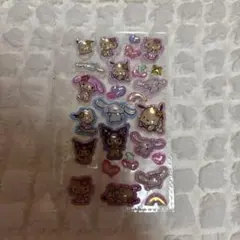 日焼けキティ　ドロップシール