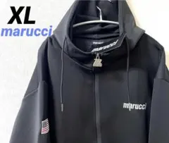 マルーチ marucci パーカー 半袖 メタリックロゴ ブラック LL 新品