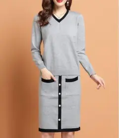 Amulet セットアップ ニットセットアップ レディース