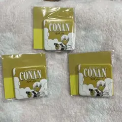 安室透 スクエア缶バッジ　コナン探偵社　コナン百貨店　コナン展　観光案内所