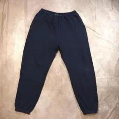 Schott スウェットパンツ ネイビー XL レザーピスタグ