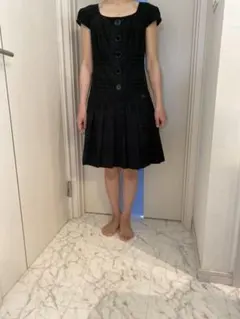 バーバリー ブルーレーベル　プリーツワンピース