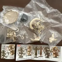 海洋堂　仏像立体図鑑 フィギュア　風神・雷神セット　未開封
