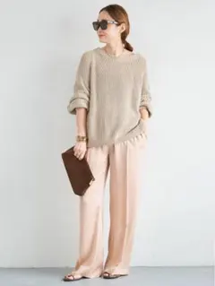 ドゥーズィエムクラスパンツ SILK SATIN EASY PT ピンク 34 - メルカリ