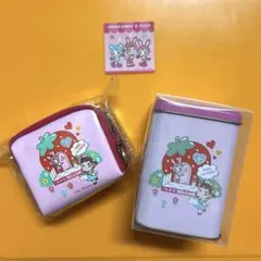 【限定】ペコちゃん×メゾピアノコラボ ベリエちゃん　ポーチ✩缶✩ステッカー