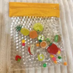 ⭐︎ぷるぷるセンサリーバッグ⭐︎リバーシブル　フルーツ　果物