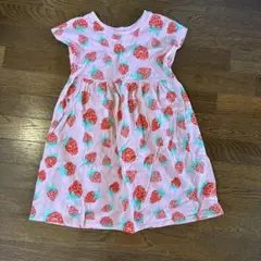 OLD NAVY いちご柄 半袖ワンピース 5T