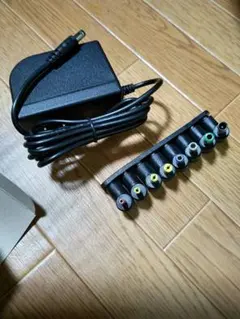 8ポート 電源アダプター 黒。 ◎2個セット販売