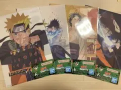 ナルト　NARUTO 一番くじ　K賞　ビジュアルボード　4点セット