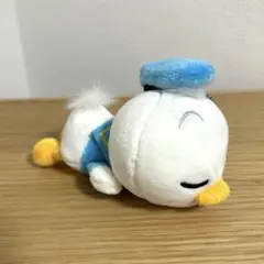 Disney ドナルドダック チャーム マスコット キーホルダー 寝そべりのサムネイル