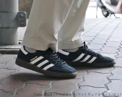 新品/未使用 27cm adidas HANDBALL SPEZIAL ブラックのサムネイル