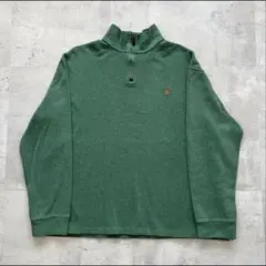 R*君様 Polo by Ralph Lauren グリーン ハーフジップ トレ