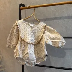 【美品】テータテートレトロかわいいロンパース