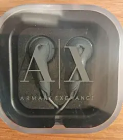 ARMANI EXCHANGE 有線イヤフォン グレー