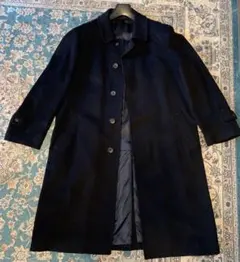 ☆Valentino Rudy♡カシミア100％濃紺ロングコート