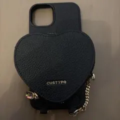 CUSTYPE ハート型マグネットポーチ付き iPhone15plus ケース